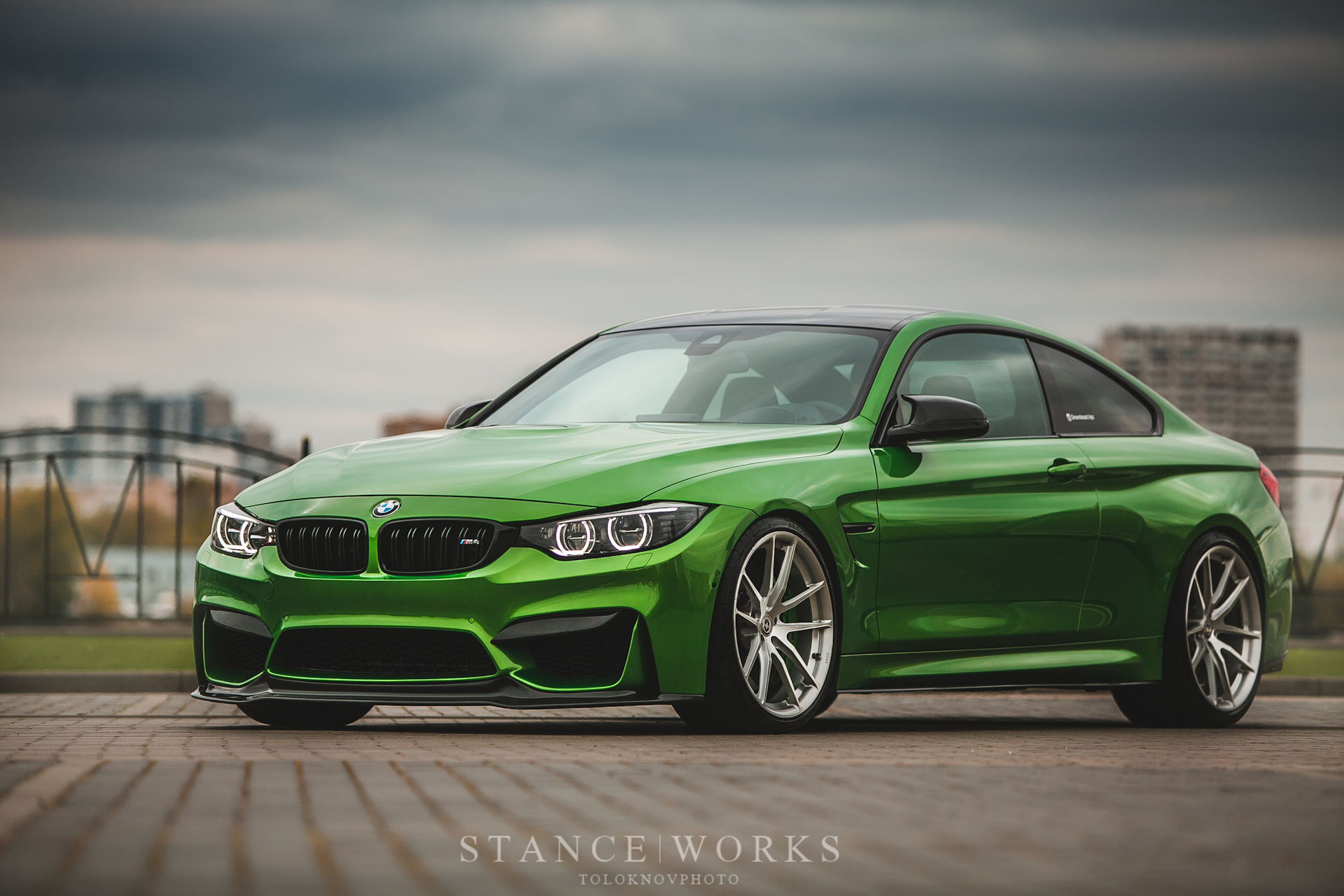 Neon Green BMW m4