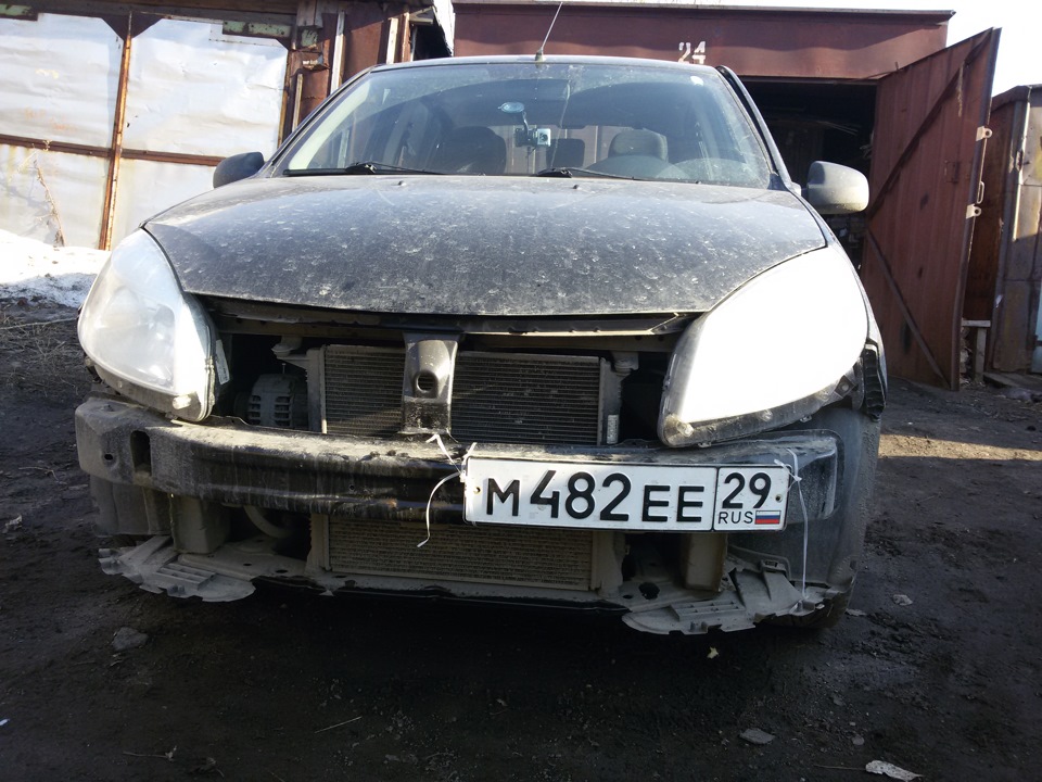 установка птф на сандеро (конец) — Renault Sandero 1G, 1,4 л, 2010 года ...