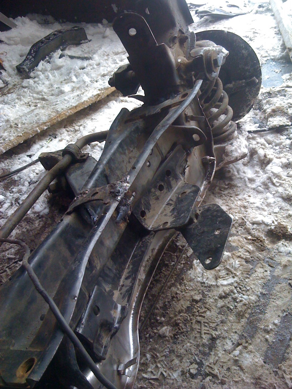 замена передней балки — Chevrolet Bel Air (1G), 2 л, 1953 года | своими ...