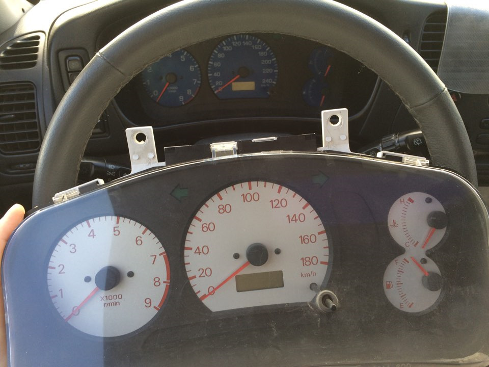 Новый спидометр — Mitsubishi Colt V, 1,6 л, 1997 года | стайлинг | DRIVE2