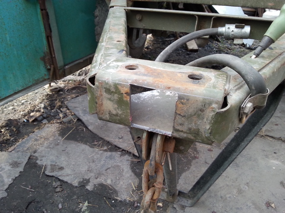 Прицеп, переделка дышла — часть первая . — УАЗ 315195 Hunter, 2,7 л ...