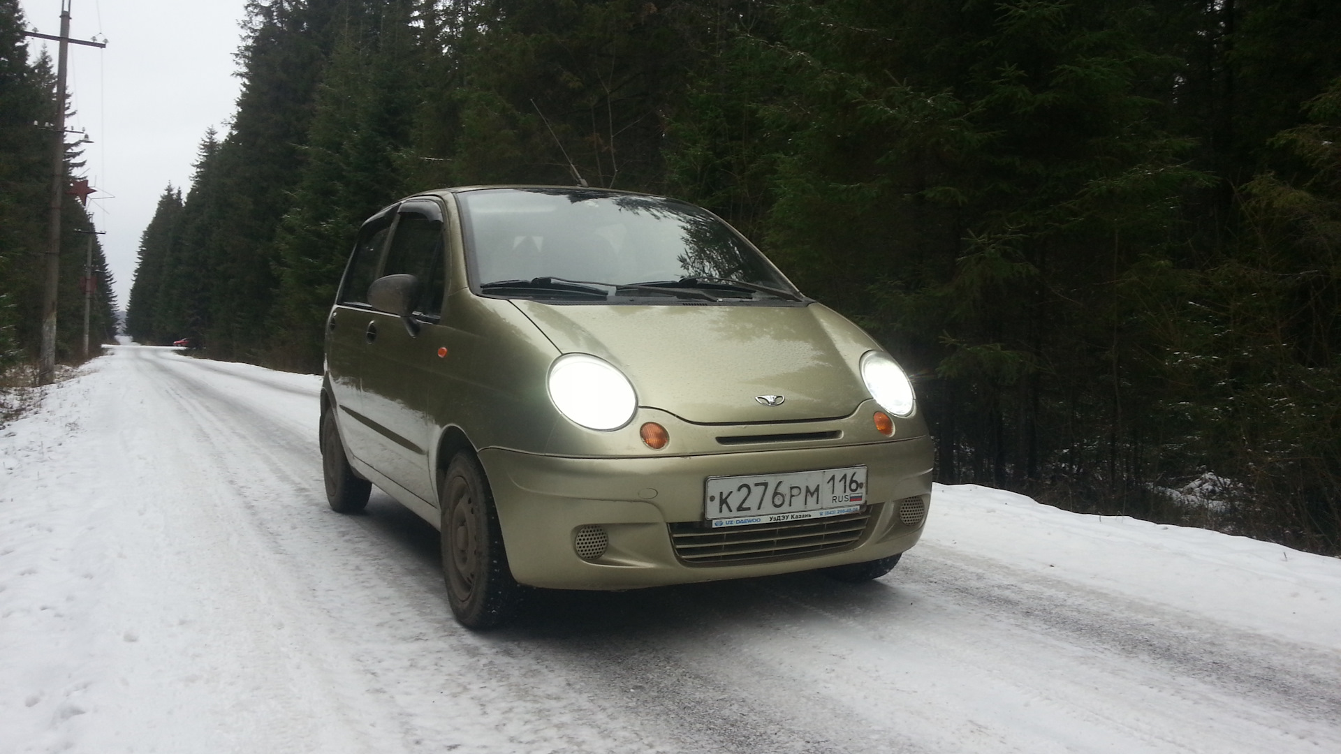 Daewoo Matiz (M100, M150) 0.8 бензиновый 2008 | golden sand на DRIVE2