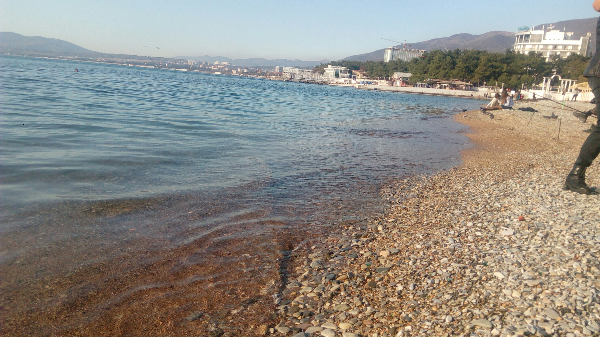 Веб камеры море. Фото моря в Геленджике в феврале.