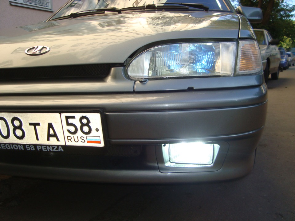 Ксенон в ПТФ… — LADA 2114, 2011 года | электроника | DRIVE2
