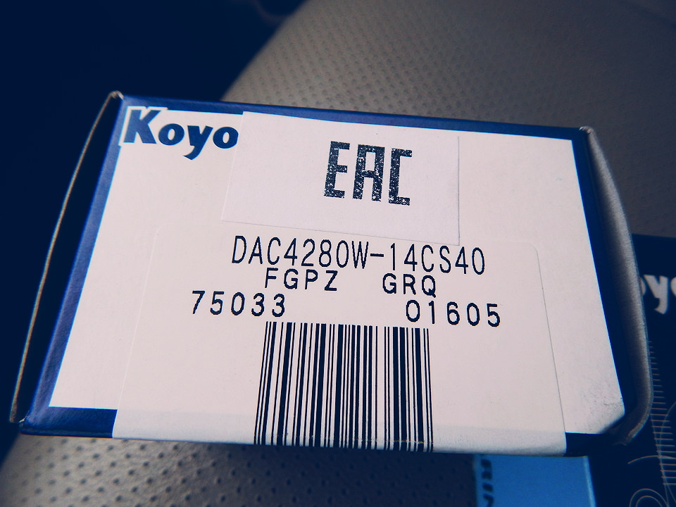 DAC4280W14CS40 Подшипник передней ступицы KOYO | Запчасти на DRIVE2