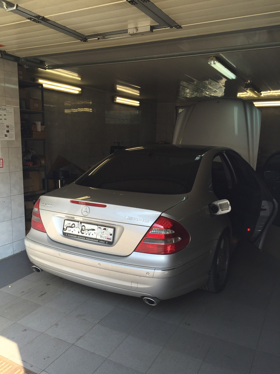 Прочистка инжектора — Mercedes-Benz E-class (W211), 5 л, 2004 года ...