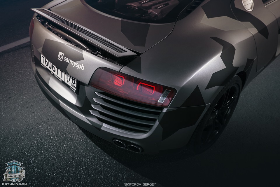 Audi r8 Wrap Design