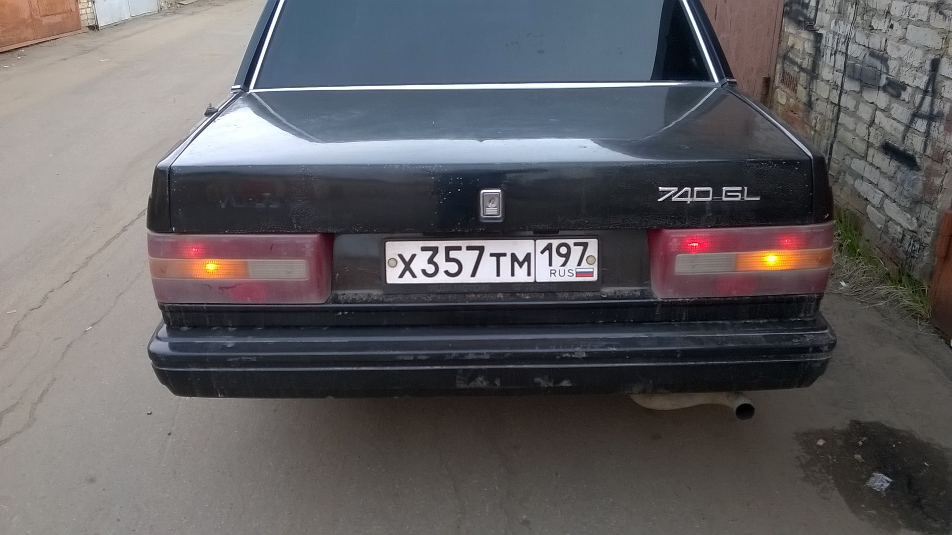 Volvo 740 2.3 бензиновый 1990 | Черный металлик на DRIVE2