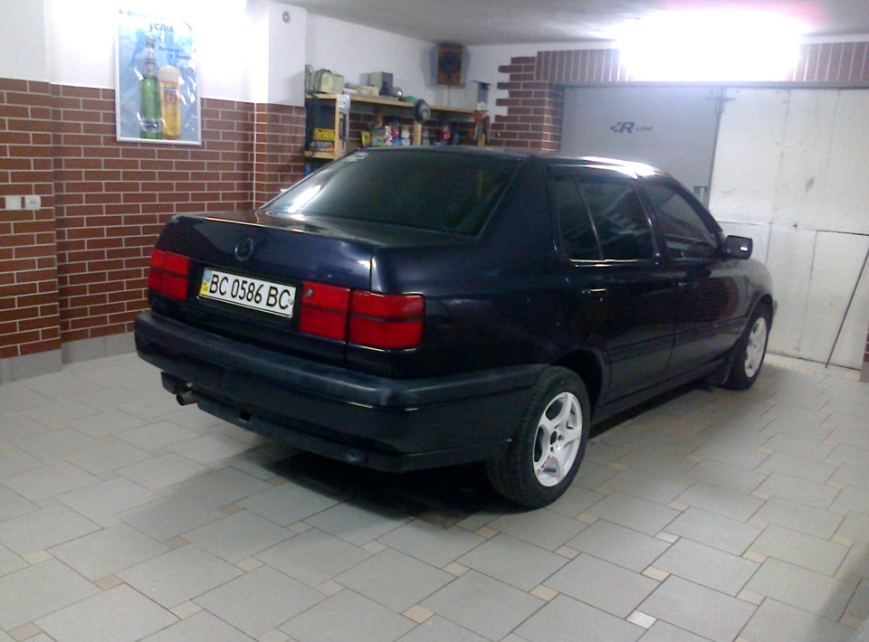 После покраски дисков и кузовных деталей — Volkswagen Vento, 1,8 л ...