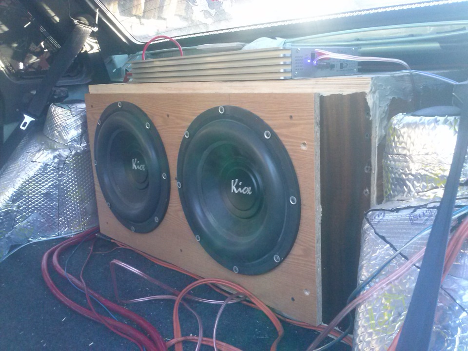 Запилил еще осенью короб ЧВ — Lada 2115, 1,5 л., 2003 года | автозвук ...