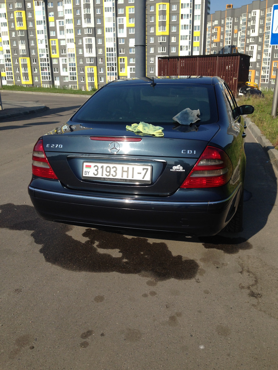 полироль черепашка — Mercedes-Benz E-class (W211), 2,7 л, 2003 года |  просто так | DRIVE2