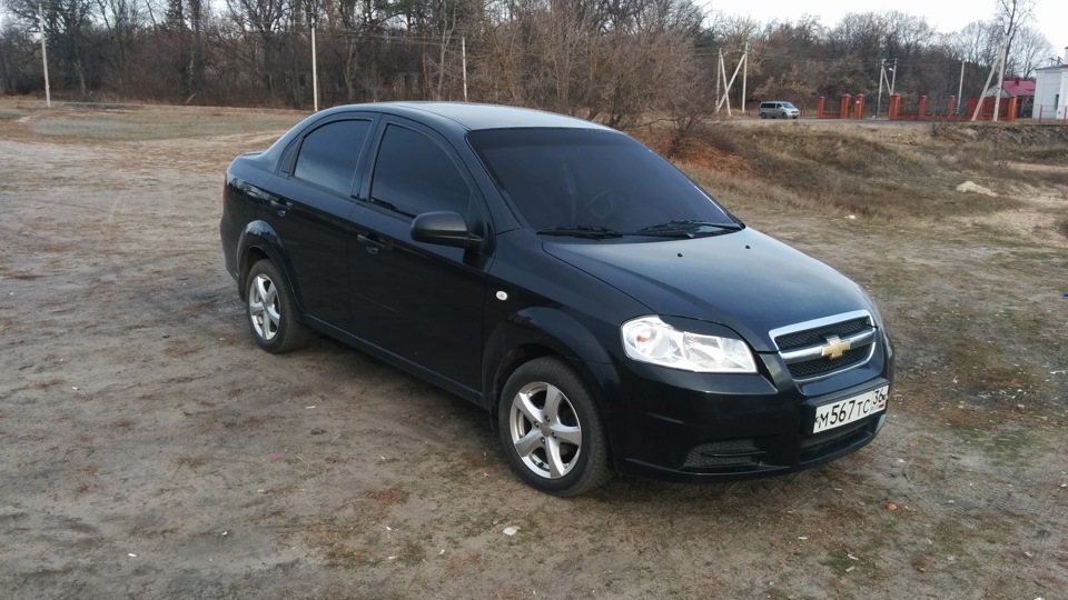 Chevrolet Aveo t250 черная