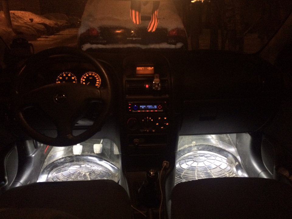 Подсветка опель вектра б. Светодиодная подсветка Опель Вектра б. Диодная лента в ноги Opel Astra g.