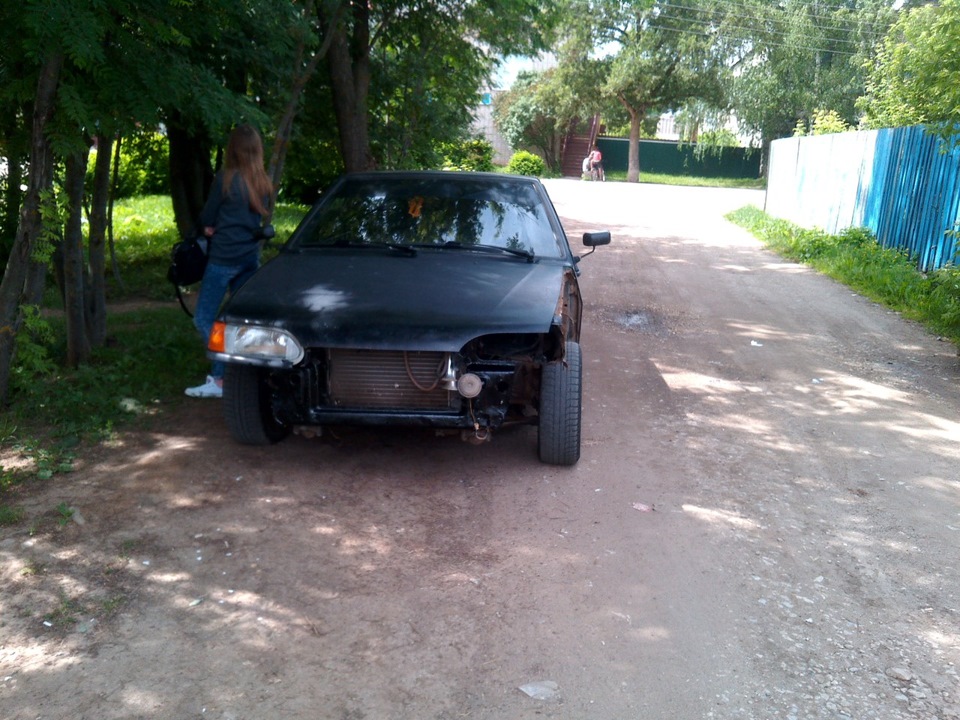 Залетел в яму, последствия… — Lada 2114, 1,5 л, 2004 года | поломка ...