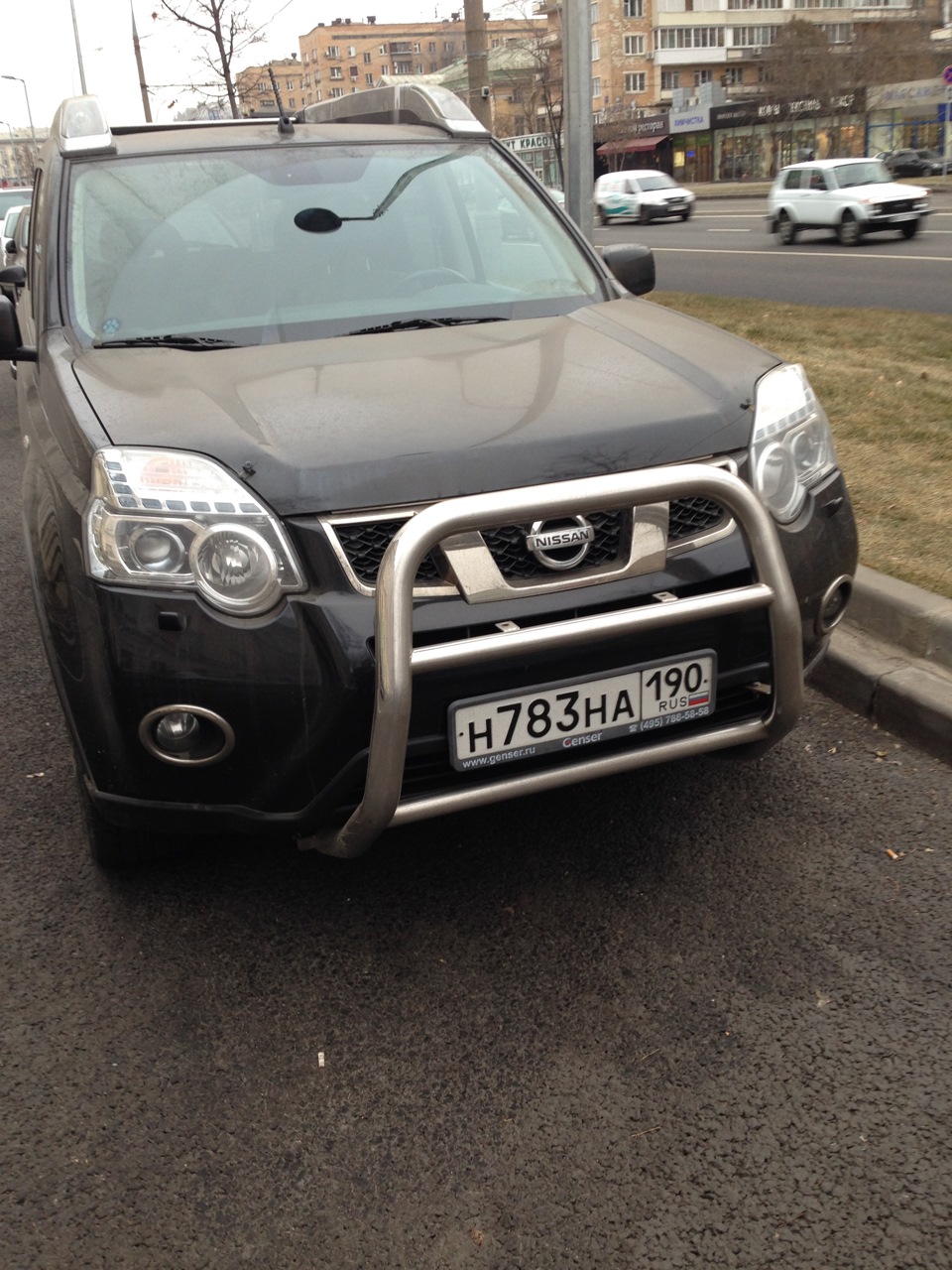 Кенгурин — Nissan X-Trail II (t31), 2,5 л, 2011 года | аксессуары | DRIVE2