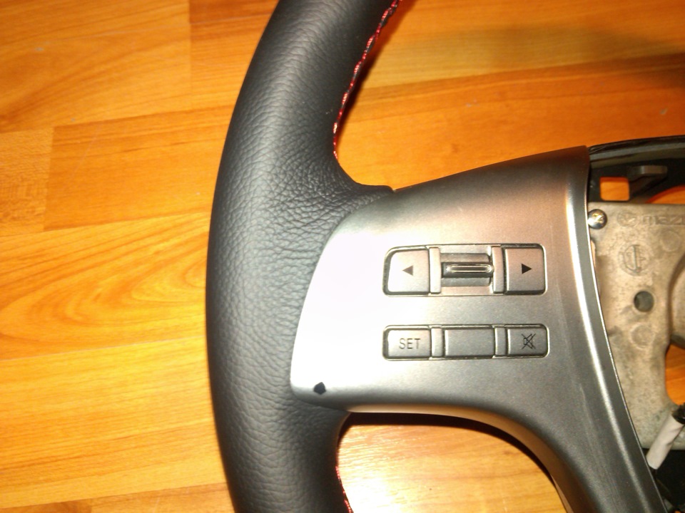 Перетяжка руля кожей для mazda 6 — Lada Приора седан, 1,6 л, 2008 года ...