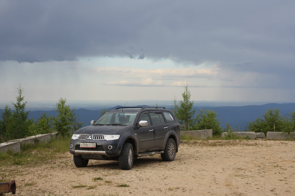 По дороге к Гладенькой — Mitsubishi Pajero Sport (2G)