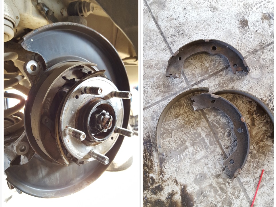 Колодки ножника были отлепленные — KIA Sorento (2G)