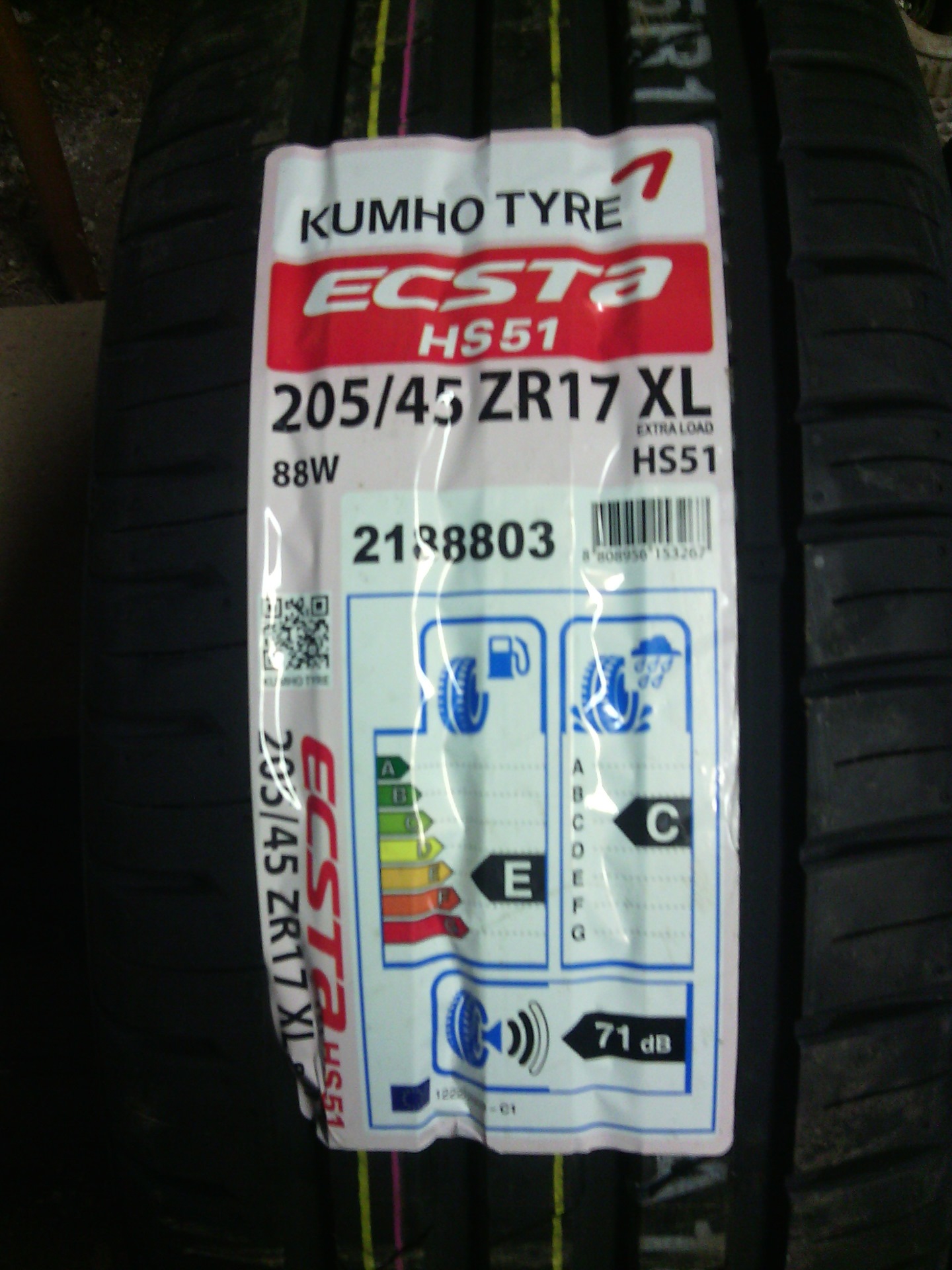 Шины r17 205/45 — KIA Rio (3G), 1,6 л, 2015 года | шины | DRIVE2