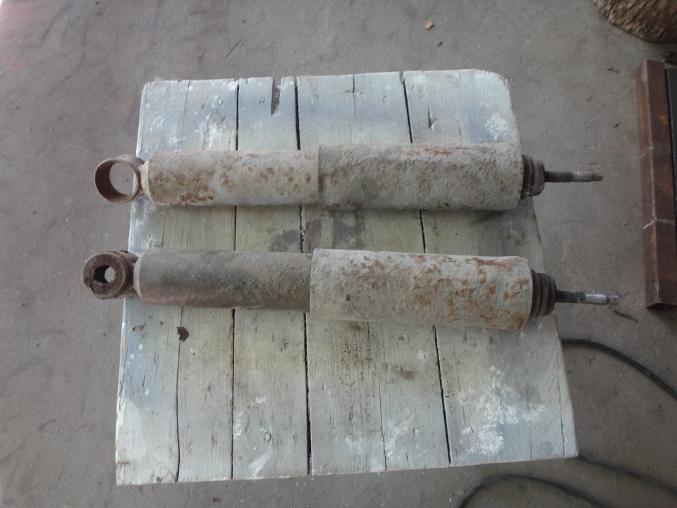 Переделка и установка амортизаторов с ГАЗ 3110 на УАЗ — УАЗ 3303, 2,4 л ...