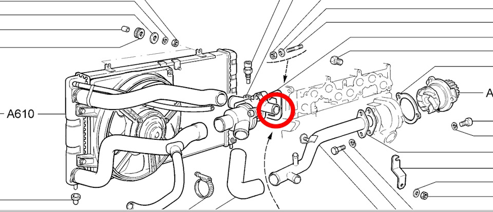 Патрубки радиатора 2123 схема