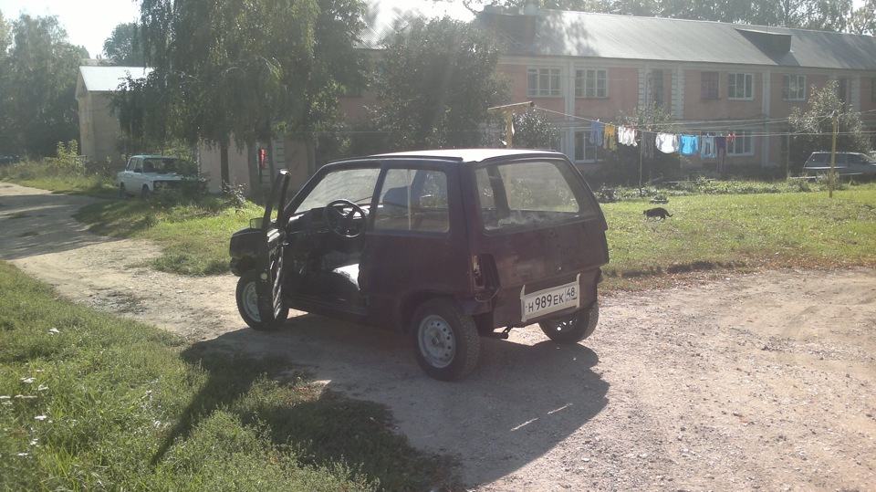 обработка машинки — Lada 11113 Ока, 0,7 л, 2002 года | кузовной ремонт ...