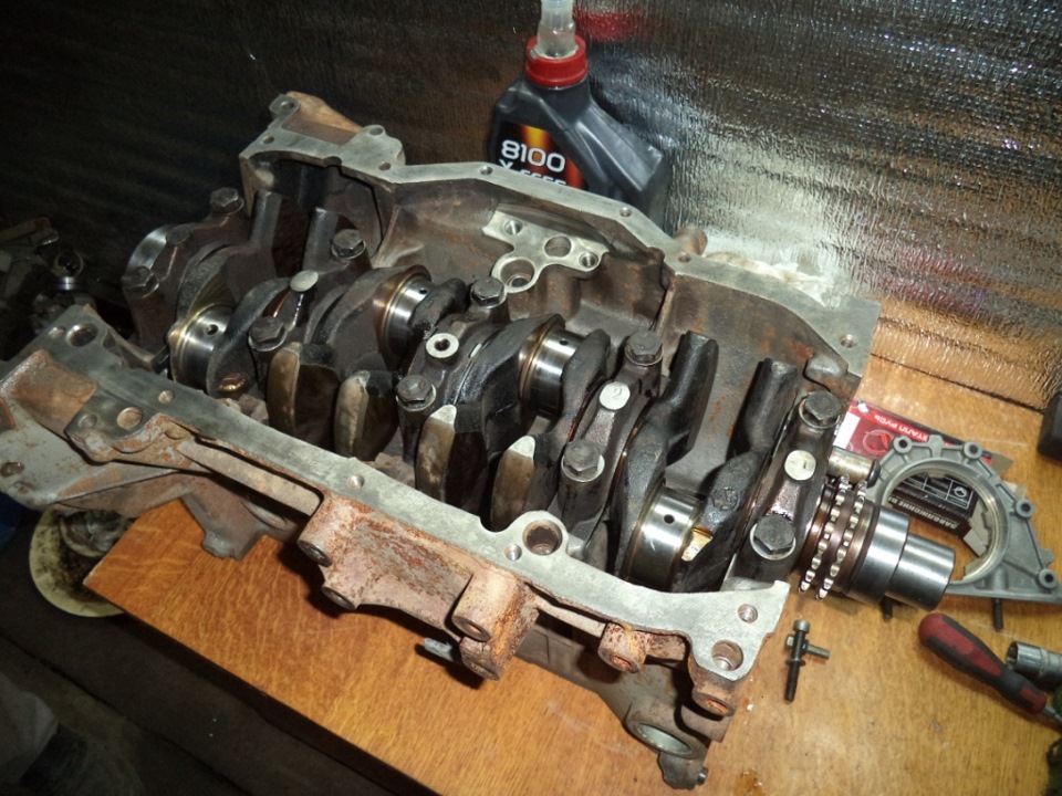 Сборка ДВС. Часть 1 "Блок цилиндров" — УАЗ 469, 1976 года | своими ...