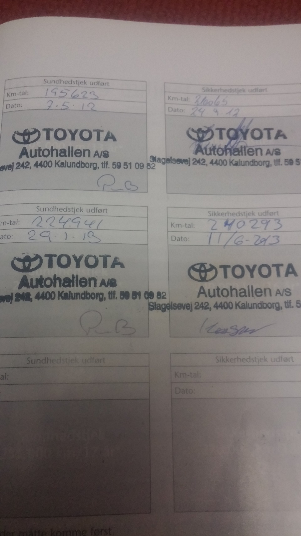 последние года — Toyota Avensis II