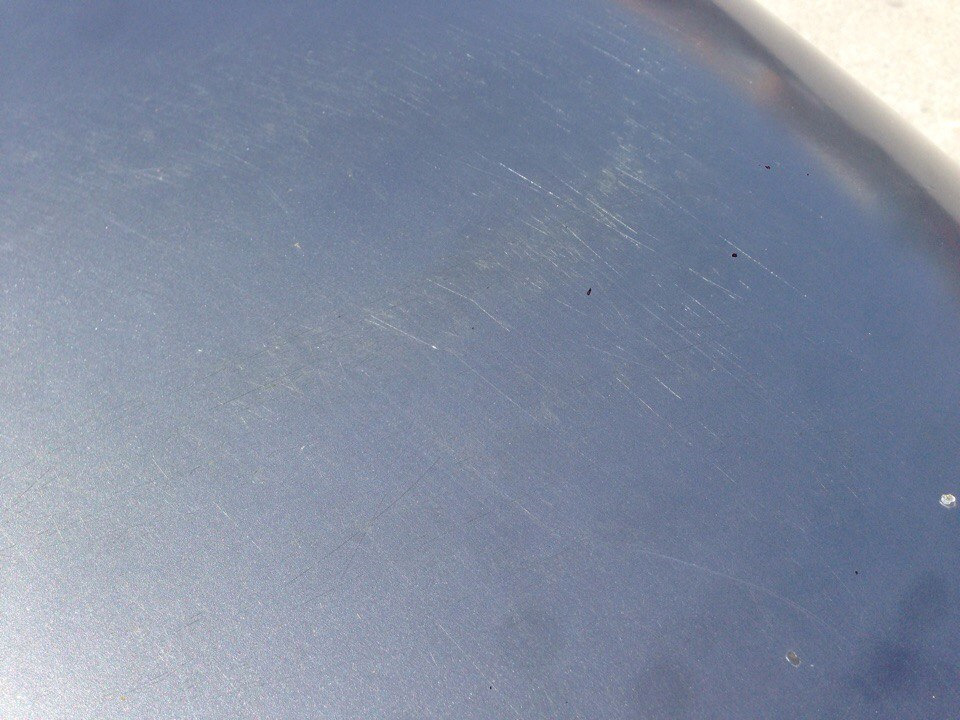 Царапины слева на капоте — Lada 2114, 1,6 л, 2007 года | другое | DRIVE2