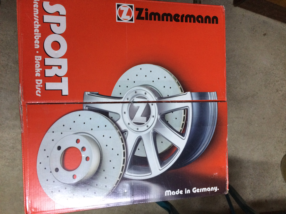 Перфорированные тормозные диски Zimmermann на GLK — DRIVE2