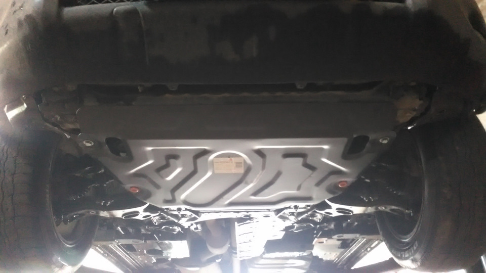 Замена защиты картера и КПП. — Toyota RAV4 (III), 2,2 л, 2008 года ...