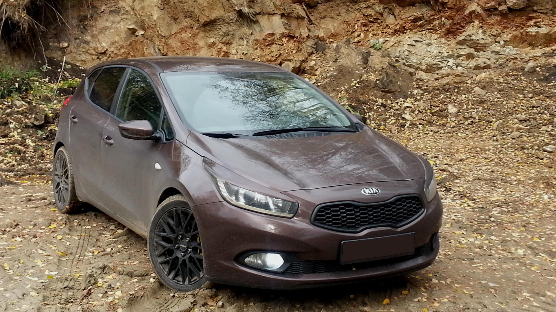 Kia Ceed gt коричневый