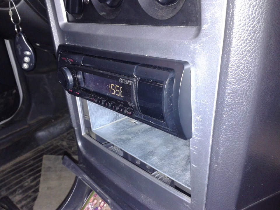 Магнитола Sony 1din в замен штатного клариона) — Daewoo Nexia (N150), 1 ...