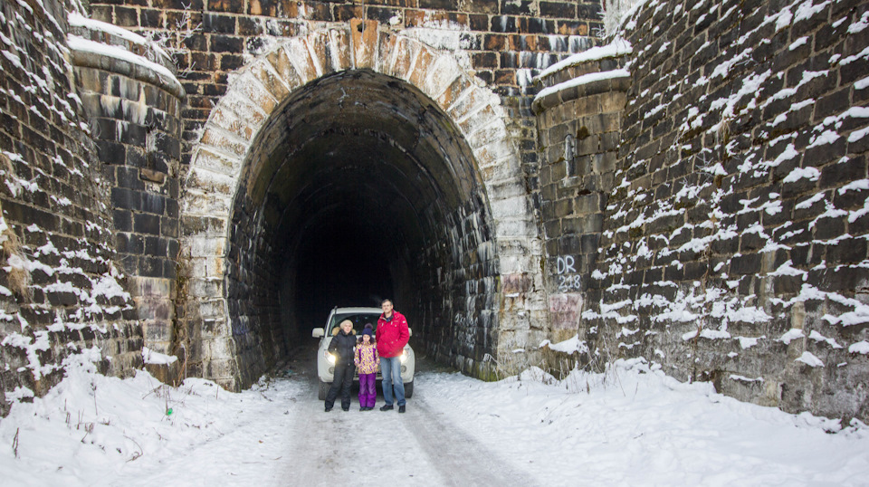 Дидинский тоннель. Западный вход. — Mitsubishi Pajero (4G)