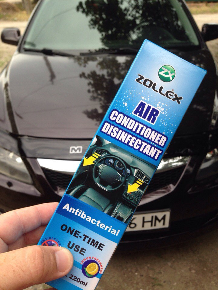 АНТИБАКТЕРИАЛЬНАЯ ОБРАБОТКА АВТОКОНДИЦИОНЕРА — Mazda 6 (1G) GG, 2 л ...
