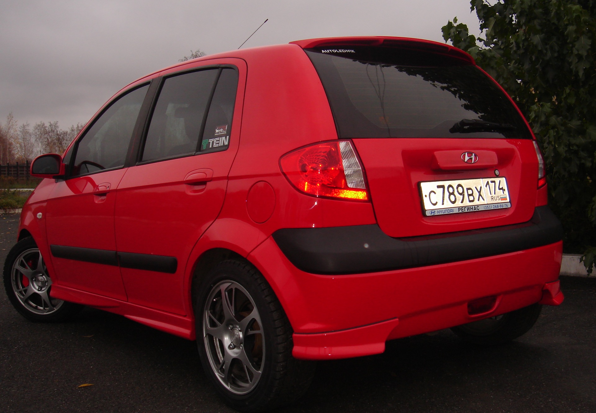 Накладки hyundai getz