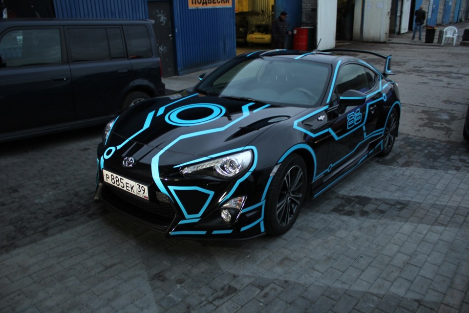 Gt86 Toyota светоотражающая