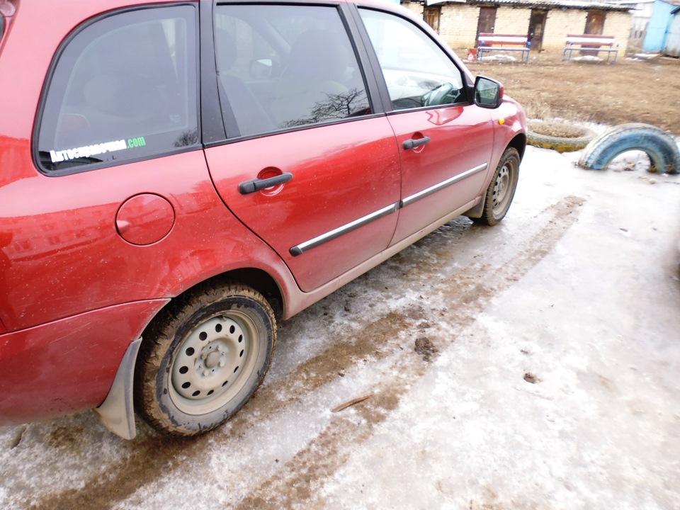 Переобулся:) — Lada Калина Универсал (1G), 1,6 л, 2012 года | шины | DRIVE2
