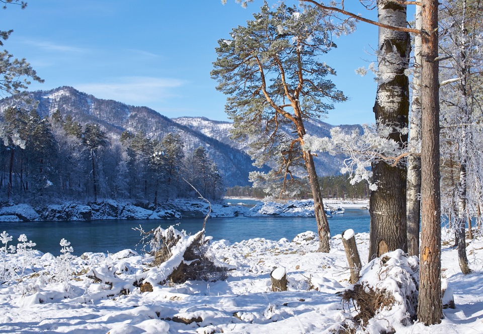 Горный Алтай зимой фото