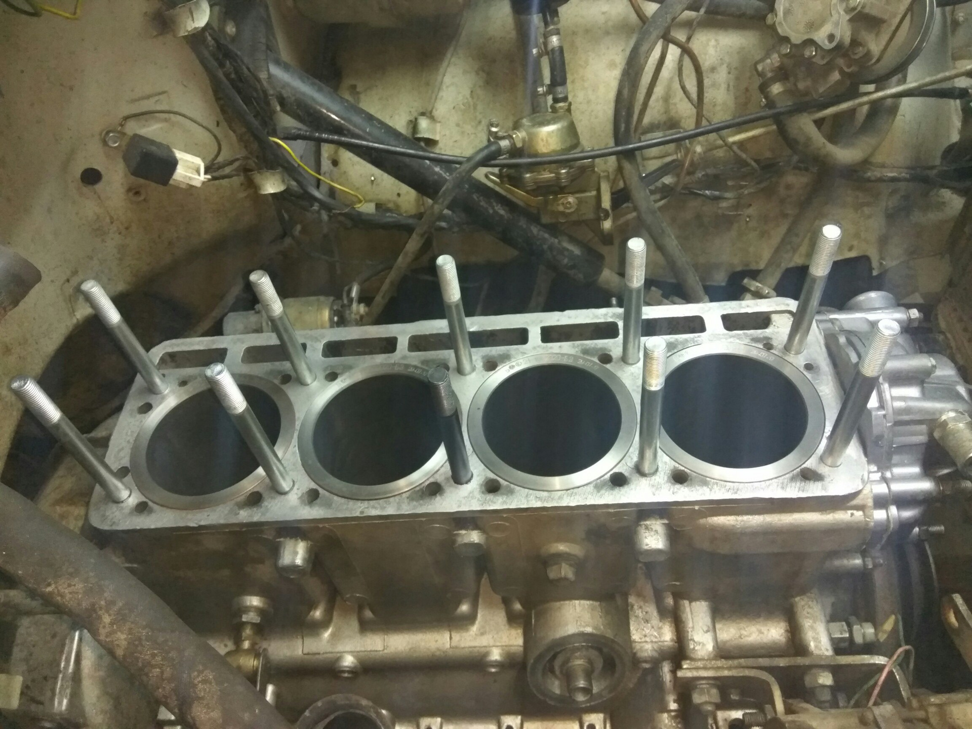 Сборка двигателя УАЗ - 417 мотор.