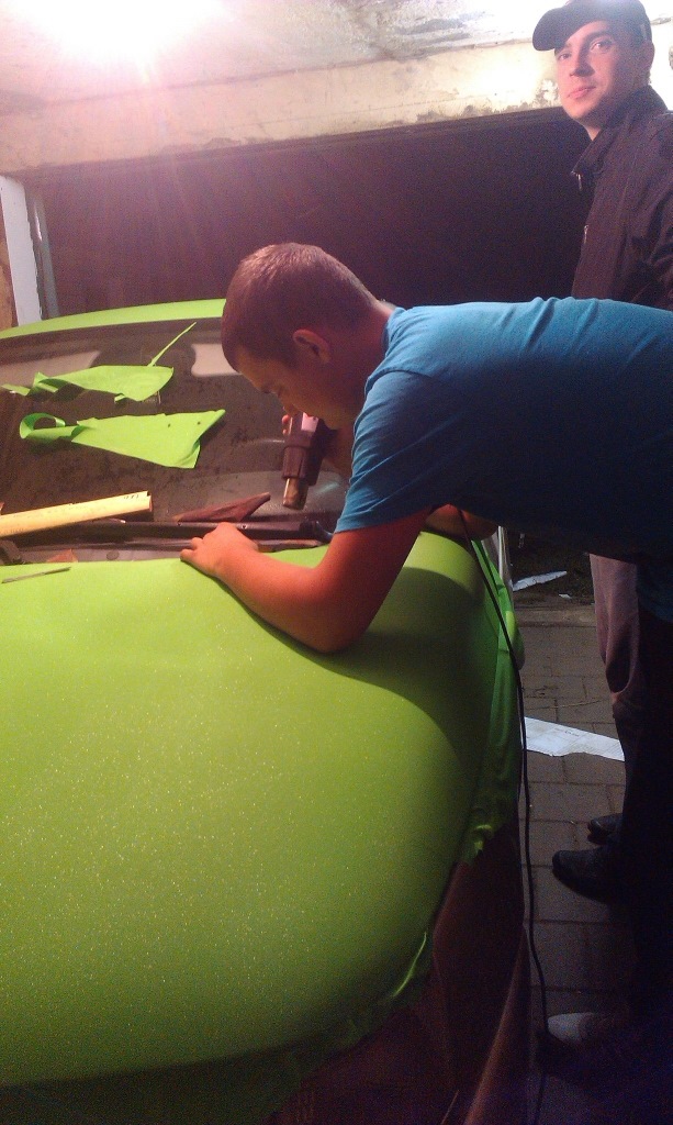 Обтяжка машины в пленку — Lada 21101, 1,6 л, 2006 года | рейтинг и ...