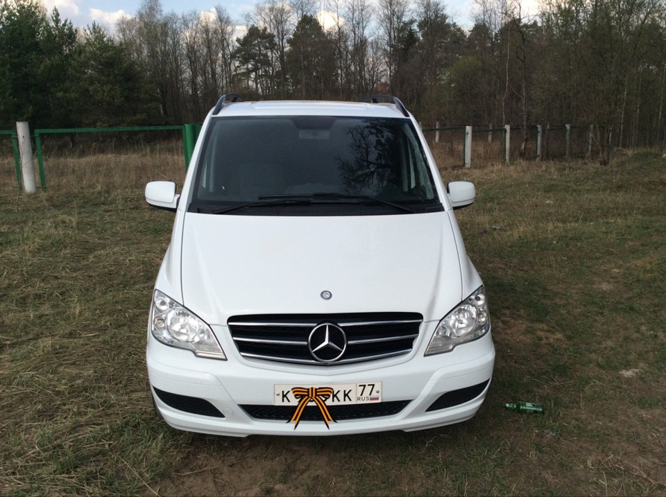 Лампы хром в поворотники — Mercedes-Benz Vito (2G), 2,2 л, 2013 года ...
