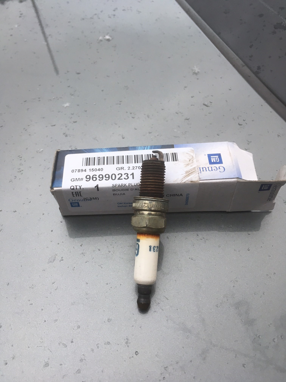 96990231 Свеча зажигания GM | Запчасти на DRIVE2