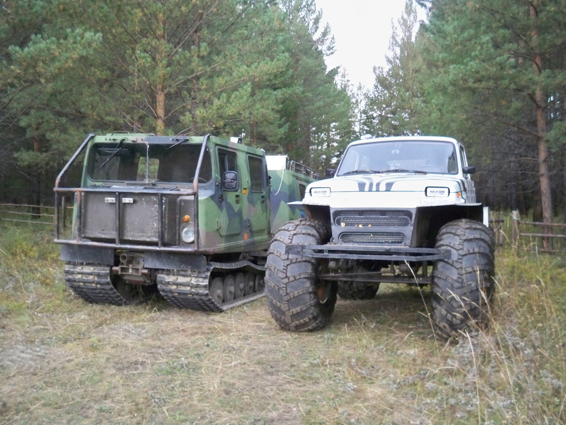 луаз на больших колесах низкое давление