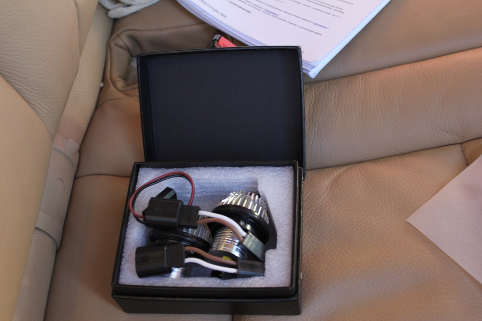 Ангельские глазки Led Marker — BMW 5 series (E60), 2,5 л, 2005 года ...
