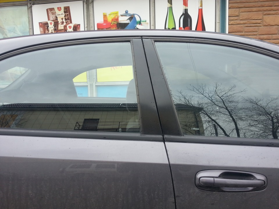 Каркасные шторки на передние окна — Chevrolet Lacetti 5D, 1,6 л, 2012 ...