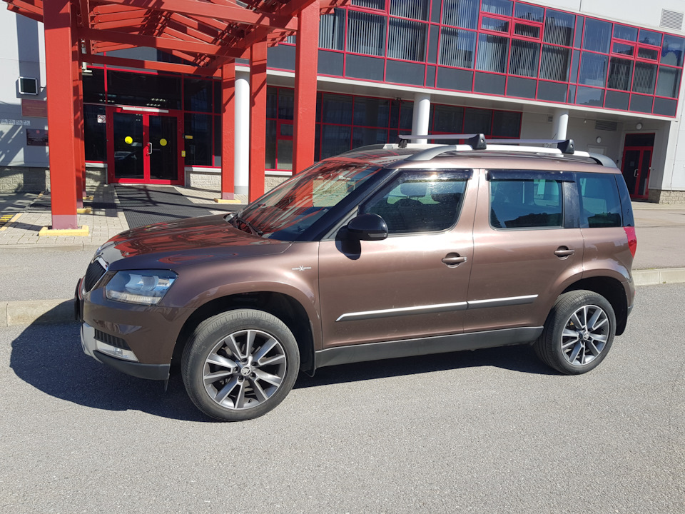 Оригинальный багажник на крышу — Skoda Yeti, 1,8 л, 2017 года ...