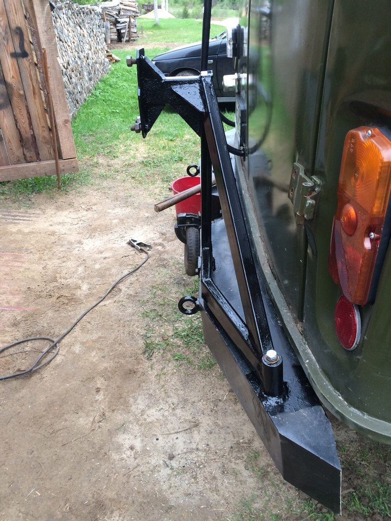 крепление под запаску — УАЗ 2206, 2,9 л, 1990 года | стайлинг | DRIVE2