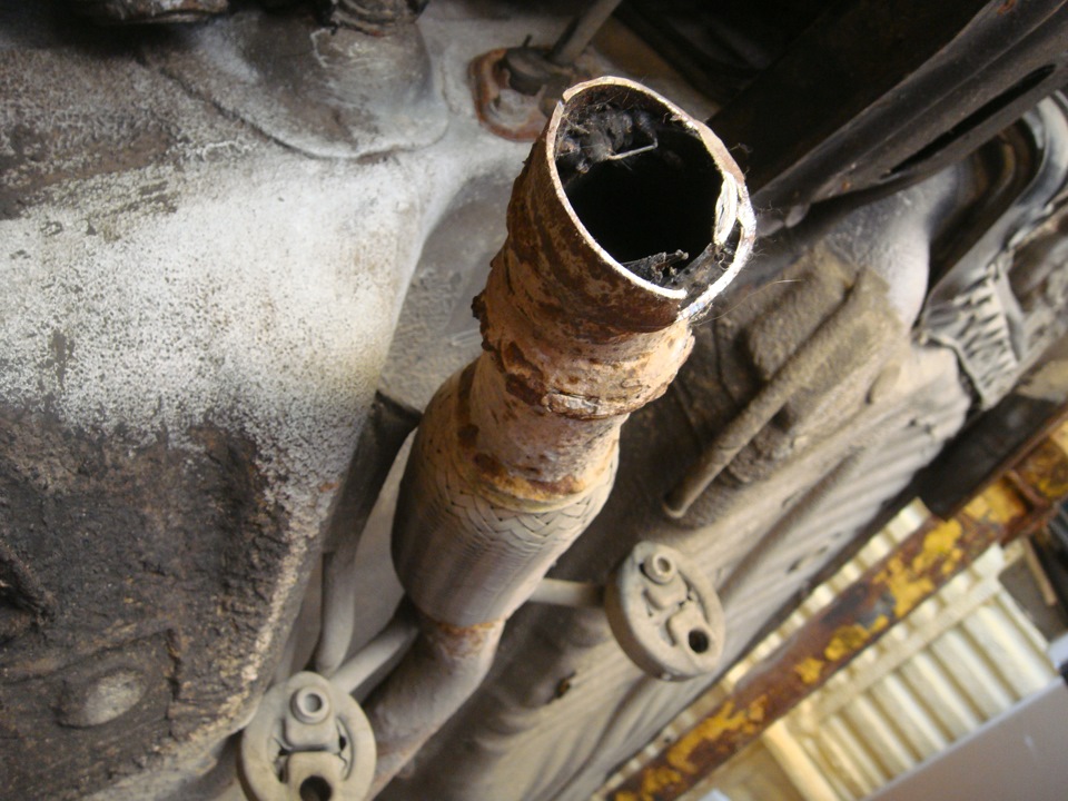 Сварка глушителя, часть 1 — Toyota Camry (V10), 1,8 л, 1986 года ...