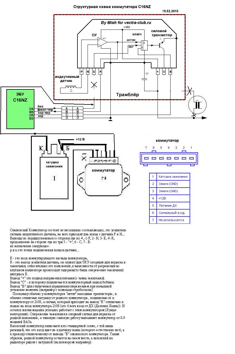 Рис. 10. Схема подключения ЭСЗ - картинка из статьи "Самостоятельный тюнинг двиг